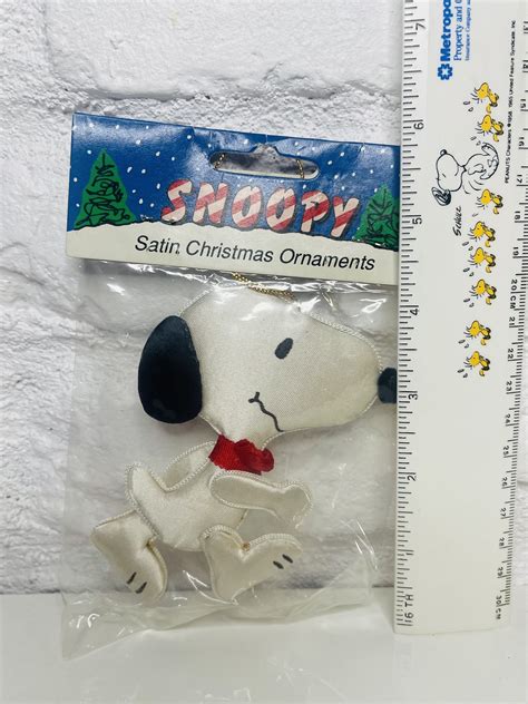 Snoopy Satin Christmas Ornament - Snoopy Walking — Selling Peanuts