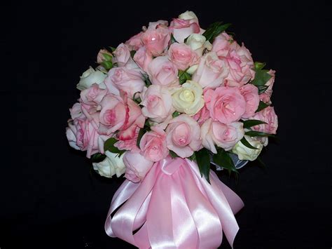 Pink Rose Wedding Bouquet - The Beautiful things in Life