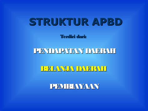 struktur apbd