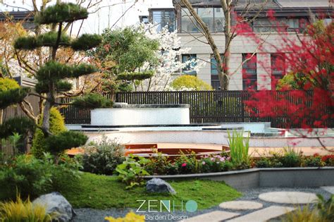 花园施工案例 庭院实景案例 景观工程案例 屋顶花园案例 ZENHO 观樾 上海 工程设计有限公司