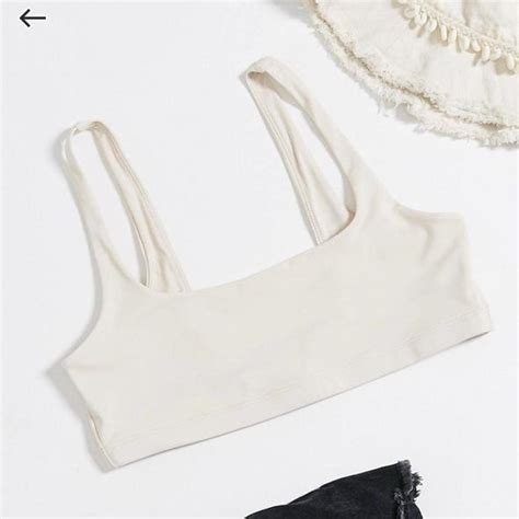 Weekday Scoop Neck Bikini Set No Tags Never Worn Depop