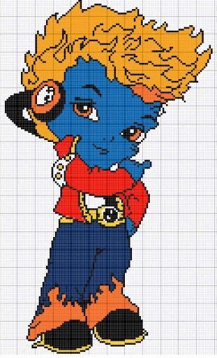 Monster High Point De Croix Coloriage Pixel Art Pixel Art