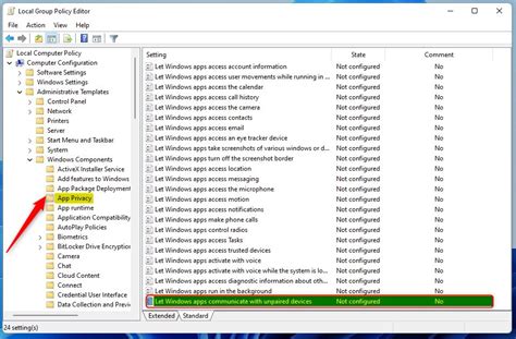 enable  disable communication  apps  unpaired