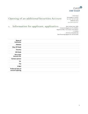 Fillable Online Oekb Csd Information For Applicant Application Oekb