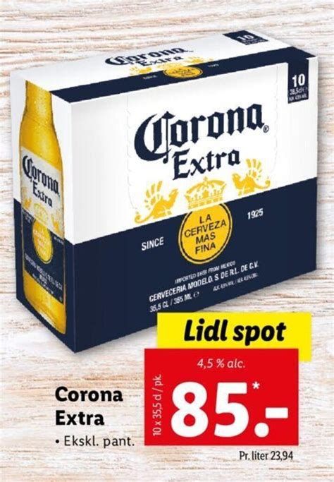 Corona Extra Tilbud Hos Lidl