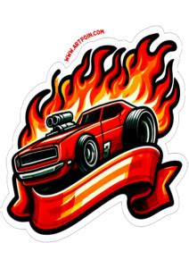 Hot Wheels Carrinhos De Corrida Logo Fire Png
