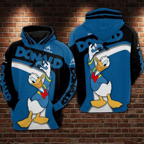 Donald Duck Movies Disney 6 Over Print 3d Zip Hoodie Teeruto