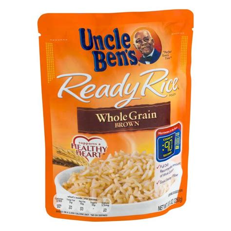 Uncle Ben S Ready Rice Whole Grain Brown Hy Vee Aisles Online Grocery Shopping