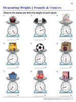 measuring weight worksheets worksheets library