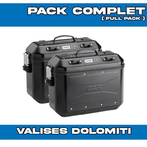 Pack Valises latérales Givi Dolomiti 36L Noir pour Transalp XL750