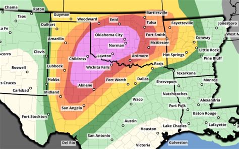 Destructive tornadoes and severe flooding expected in Oklahoma and ...