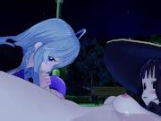 Futa Konosuba Megumin X Wandering Witch Elaina 3d Hentai Xxx Mobile