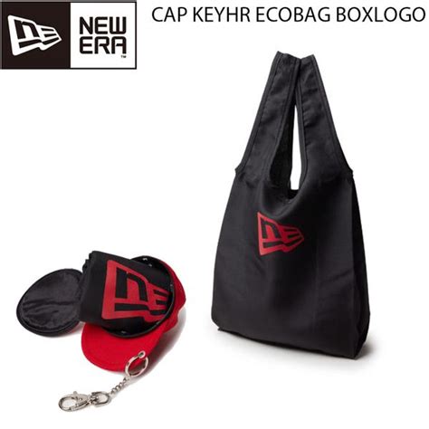NEW ERA（ニューエラ） エコバック NEW ERA CAP KEYHR ECOBAG BOXLOGO スカーレット ポリエステル ...