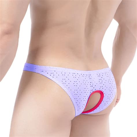 Gay Sexy Underwear Men Briefs Jockstrap Man Solid Breathable Briefs Men Erotic Underpants Quick