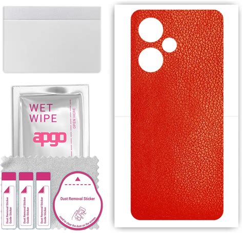 Folia Naklejka Sk Rka Strukturalna Na Ty Do Infinix Hot Sk Ra Czerwona Apgo Opinie I Ceny