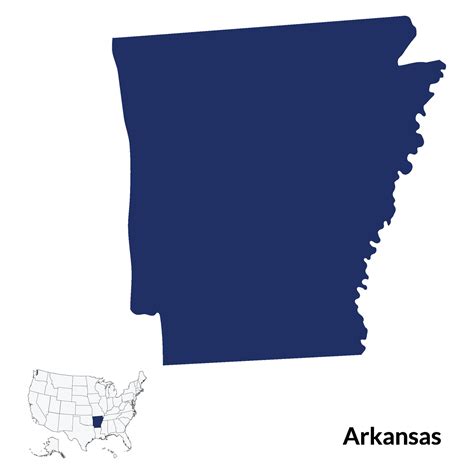 Map of Arkansas. Arkansas map. USA map 32413811 Vector Art at Vecteezy