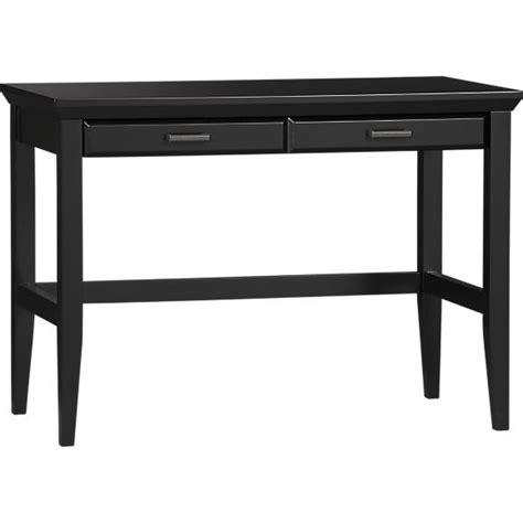 C Paterson Black Desk In Desks Long And Narrow With Nice Storage