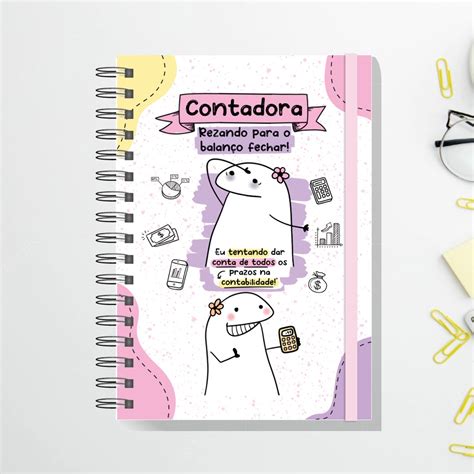 Agenda Personalizada Contadora Flork Shopee Brasil