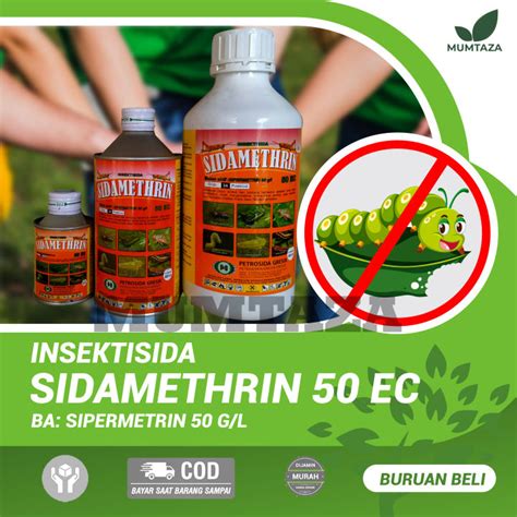 Insektisida Sidamethrin 50 Ec Kemasan 100 Ml 400 Ml 800 Ml Untuk Hama Tanaman Obat Ulat