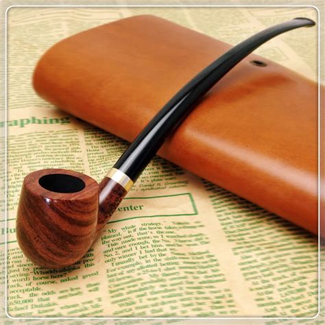 Smoker 9 Long Classic Tobacco Pipe Rosewood Smoking Pipe For Weed Wooden Weed Pipe T Set