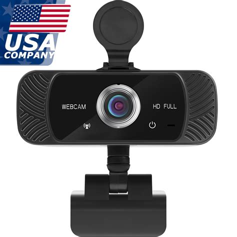 1080p Webcam Full HD Web Camera W Built In Microphone 30fps USB 2 0