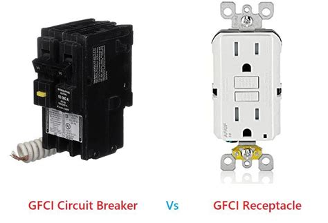 Gfci Circuit Breaker Vs Gfci Receptacle Find The Difference Gfci