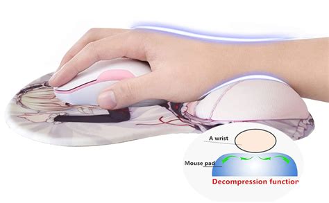 Custom Printed D Boob Ass Anime Sexy Girl Mouse Pad With Gel Silicon Wrist Rest Mouse Mat Buy