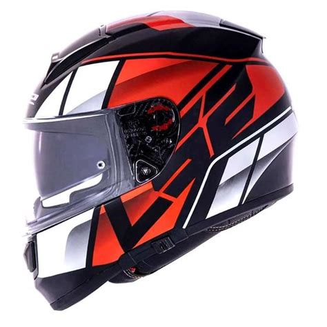 Capacete LS2 FF397 Vector Evo FT2 Kripton Black Red White Brms