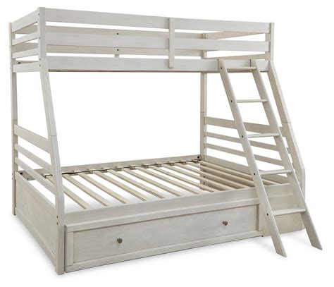 Robbinsdale Twin Over Full Bunk Bed With Storage B742b16 By Signature