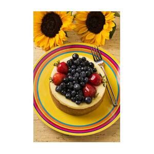 Cheesecake With Fruit Photograph By Garry Gay Fine Art America
