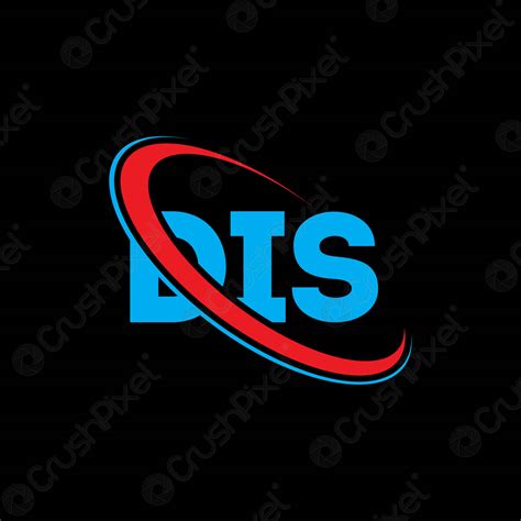 dis logo dis letter dis letter logo design initials dis stock