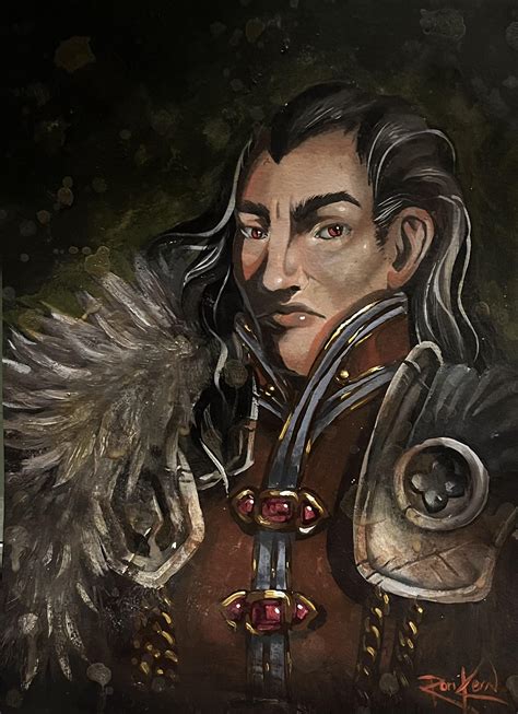 Just Started This Campaign And My Dm Requested A Portrait Of Strahd