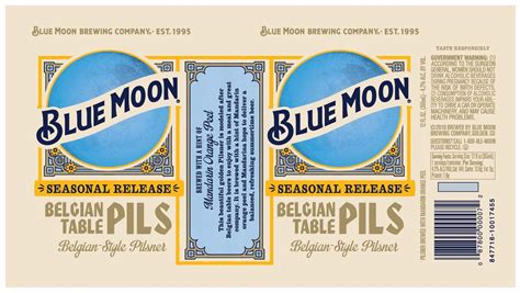 Blue Moon Beer Label - 1stadenium