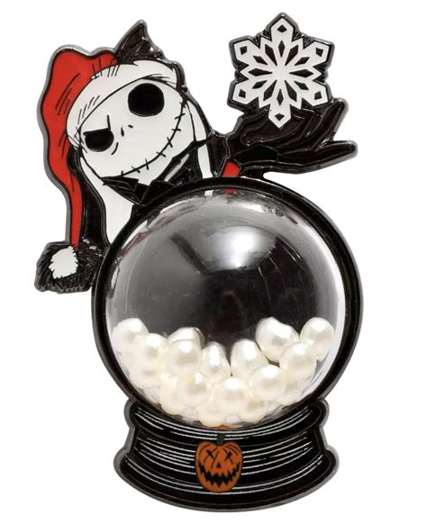 66509 Jack Snow Globe Dome Hot Topic Holiday Loungefly Disney Pin