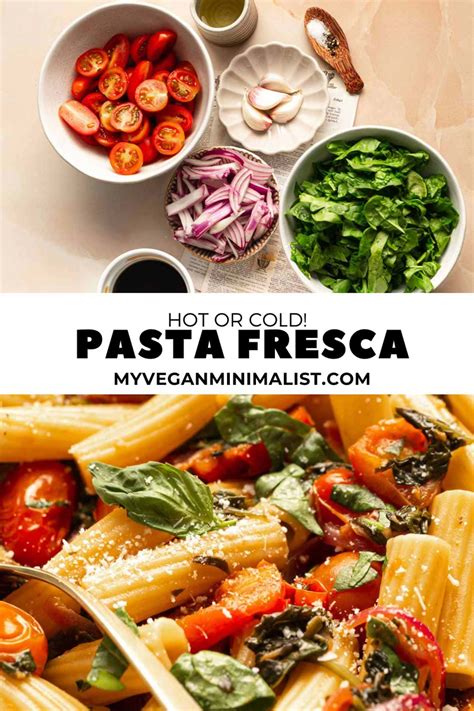 20-Minute Pasta Fresca - Fresh & Easy Italian - My Vegan Minimalist