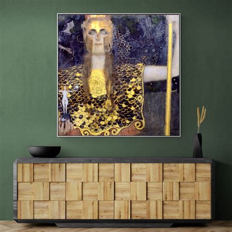 pallas athena  gustav klimt wall art