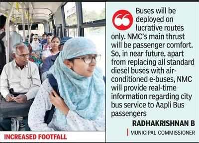 Lakh Travelling In Aapli Bus Every Day Nagpur News Times Of India