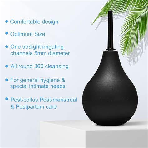 Ducha Rectal Para Adultos Ducha Anal Limpiador Anal Vaginal Reutilizable De PVC Suave Cuidado