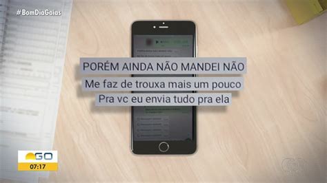 Vídeo Mulher é presa suspeita de aplicar golpe do nude em idoso Vídeos Bom Dia GO G1