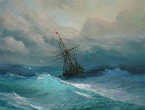 GeoGarage blog: Ivan Aivazovsky, seascape painting