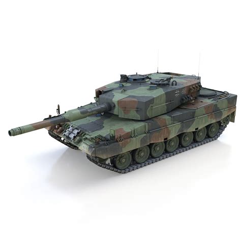 leopard  main battle tank   model  ds cd fbx lwo