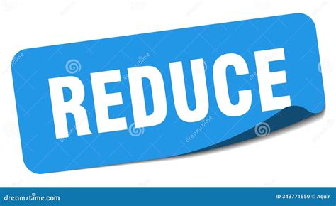 reduce sticker reduce label stock vector illustration  background