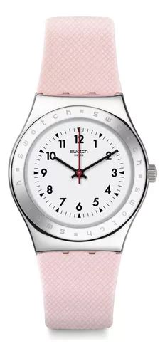 Reloj Swatch Mujer Irony Pink Reflexion Yls200 Color De La Malla Rosa