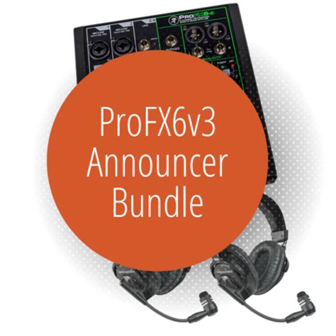 ProFX6v3 Announcer Bundle - Striv AV
