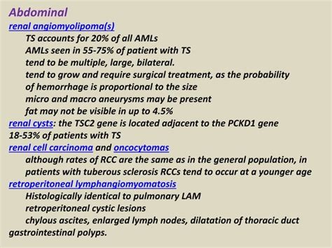 Presentation1 Radiological Imaging Of Tuberous Sclerosis