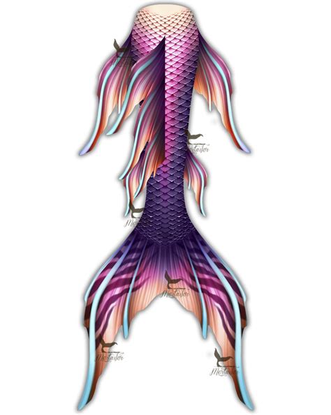 Orchid Crest Mermaid Aphrodite Padded Bikini Swim Top By Mertailor