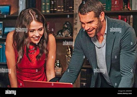 CHRISTMAS WEDDING PLANNER 2017 Netflix film with Jocelyn Hudon and Stephen Huszar Stock Photo ...