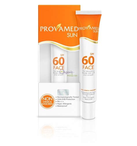 Крем защитный для лица "Provamed" от солнца SPF 60