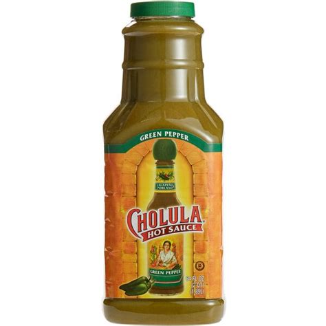 Cholula 64 Fl Oz Green Pepper Hot Sauce 4 Case