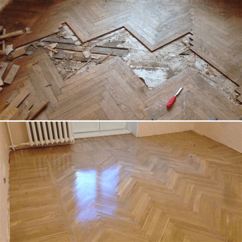 Ремонт штучного паркета в Москве — недорого заказать ремонт штучной ...